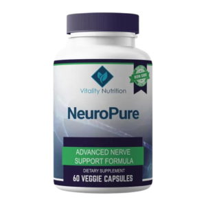 NeuroPure bottle with natural ingredients for nerve support
