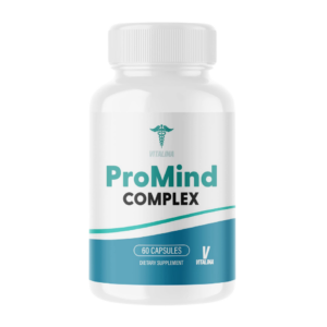 ProMind Complex bottle with natural ingredients for cognitive support.