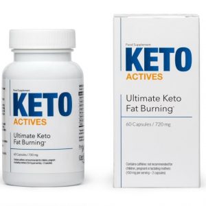 Keto Actives supplement for weight loss, appetite control, and energy during ketosis.