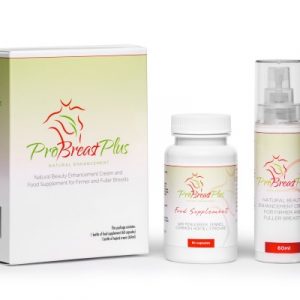 ProBreast Plus supplement and cream set for natural breast enlargement and firmness