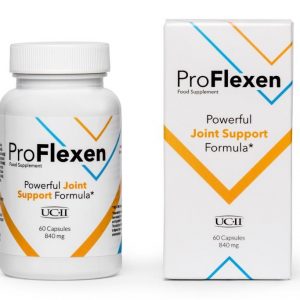 Bottle of ProFlexen supplement capsules for joint health and mobility support