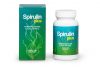 Bottle of Spirulin Plus supplement capsules featuring spirulina for detoxification and hydration support
